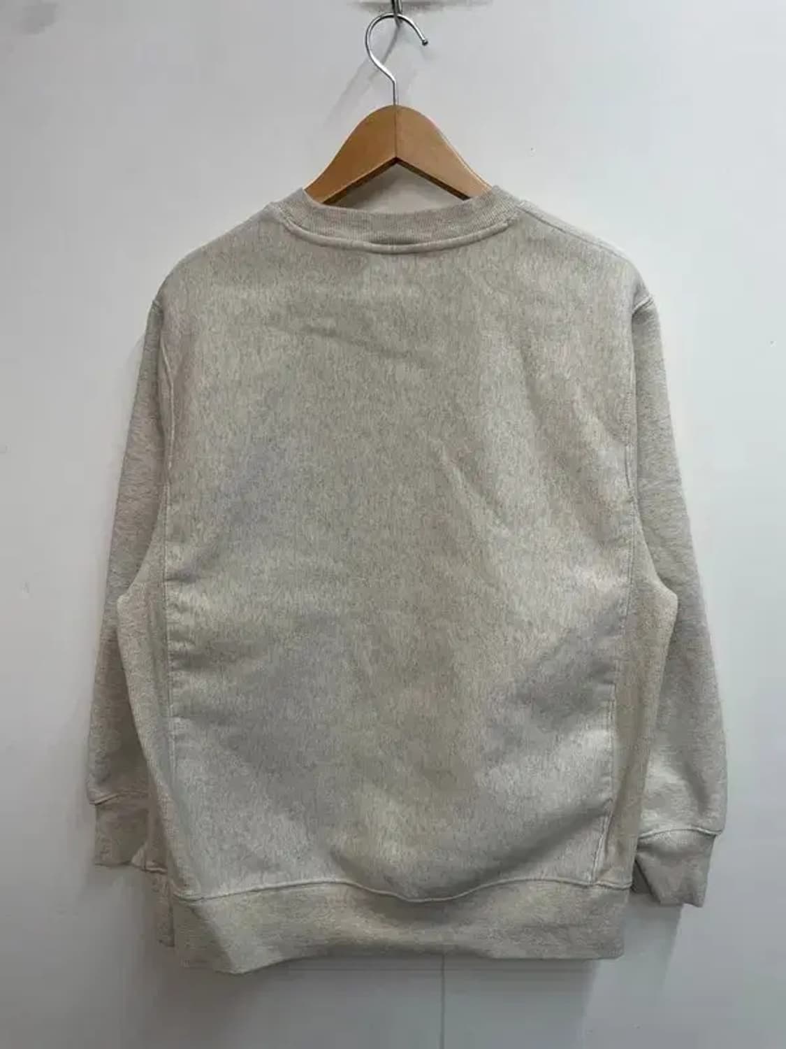 스몰 Lee 스몰 로고 박시핏 미니멀 맨투맨 멜란지 그레이 상품이미지7