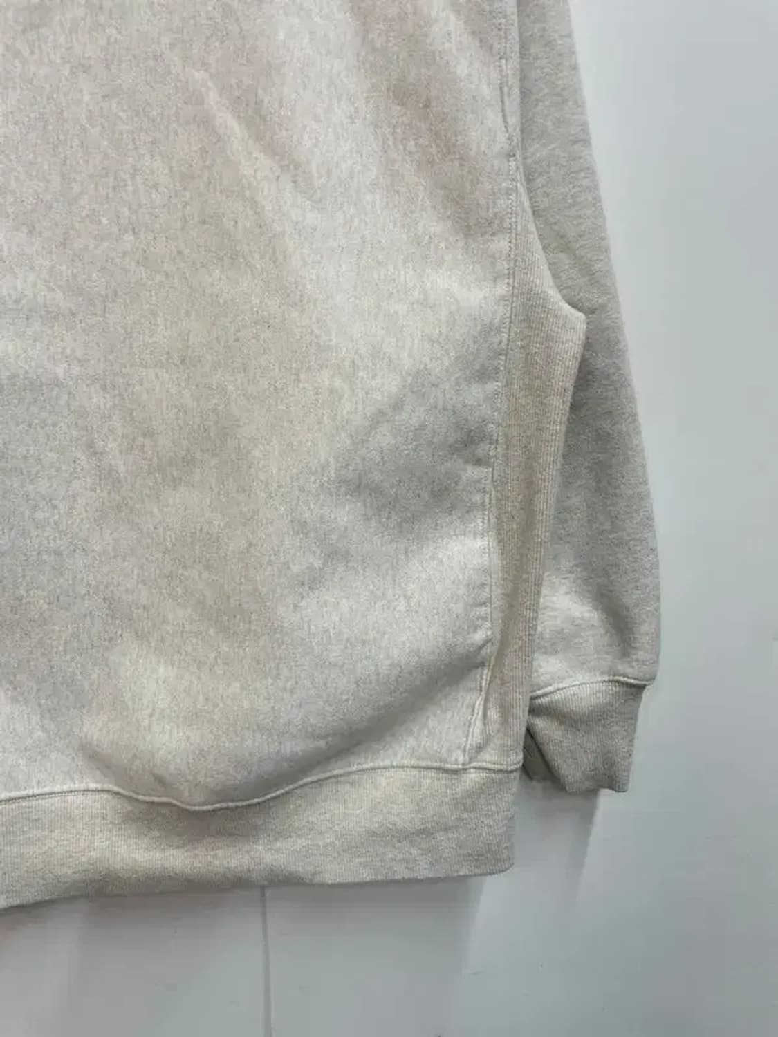 스몰 Lee 스몰 로고 박시핏 미니멀 맨투맨 멜란지 그레이 상품이미지8