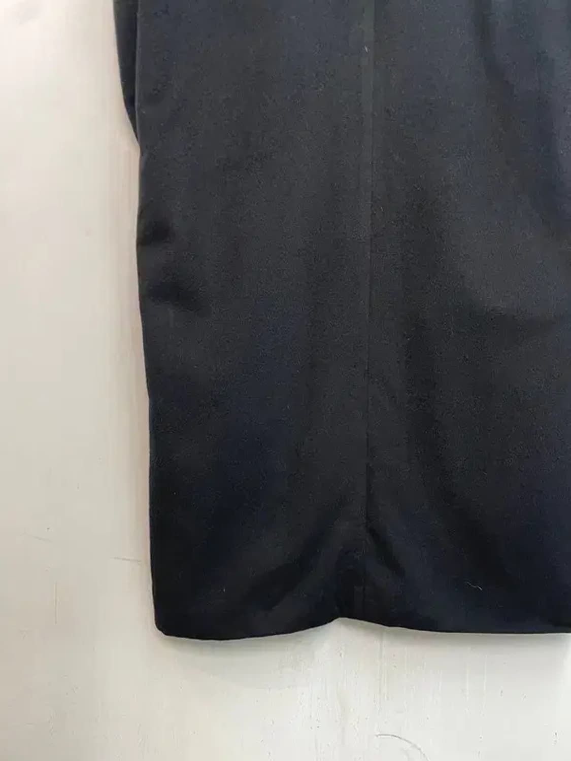 라지 인사일런스 울 캐시미어 롱 코트 자켓 블랙 상품이미지10