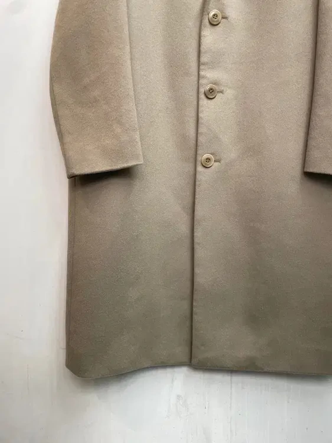 미디움 coor 울 캐시미어 롱코트 베이지 상품이미지3