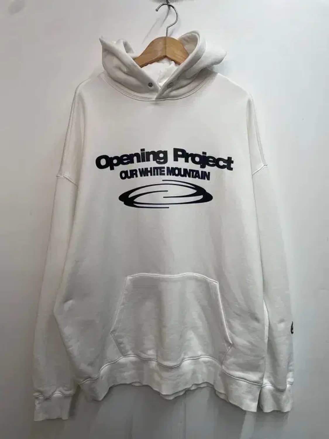 3사이즈 오프닝프로젝트 아이덴티티 후디 오프화이트 상품이미지2