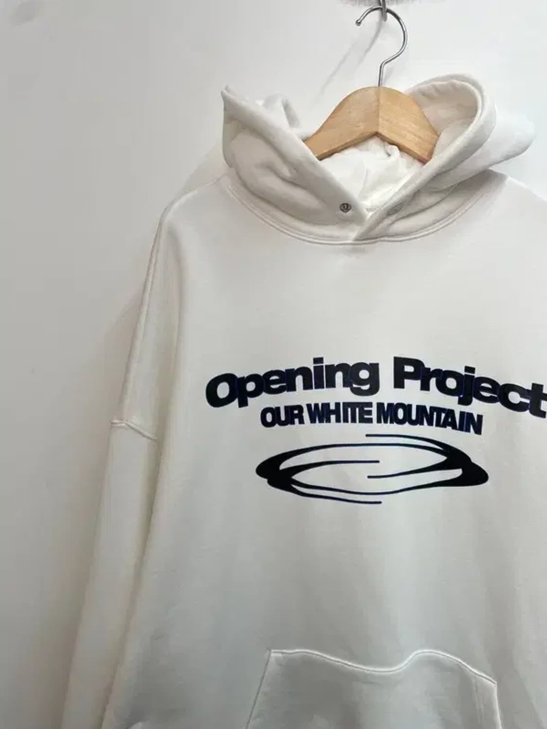3사이즈 오프닝프로젝트 아이덴티티 후디 오프화이트 상품이미지4
