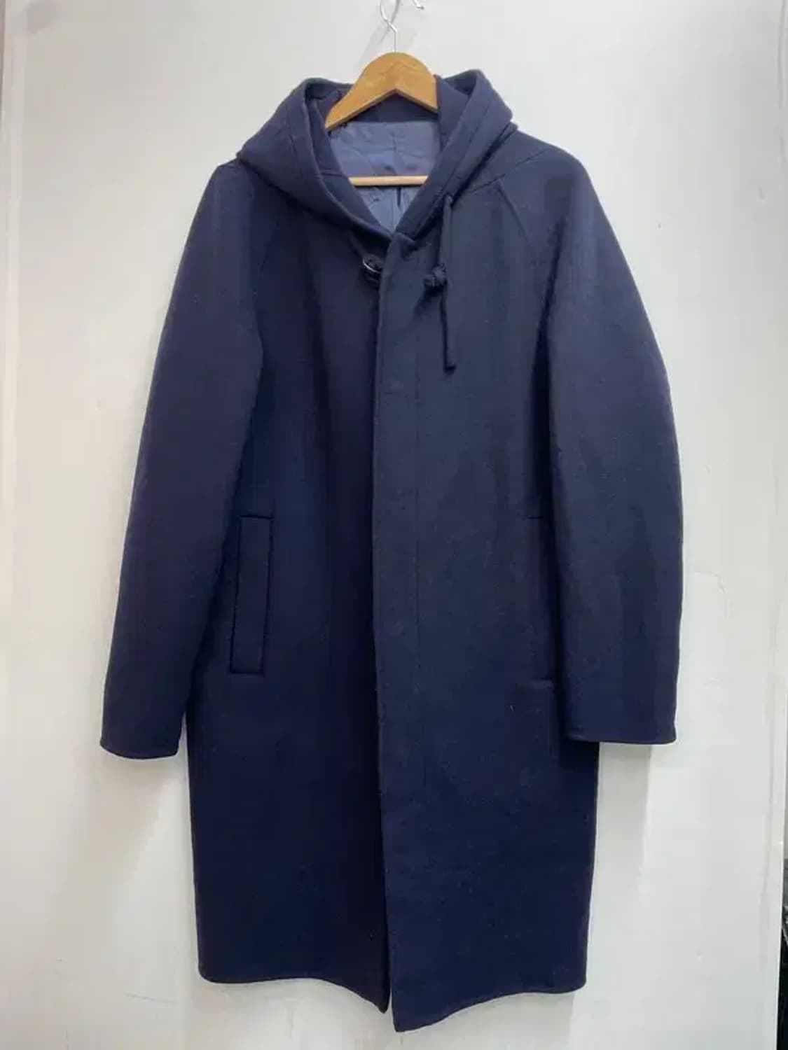 105 솔리드옴므 초판 후드코트  네이비 상품이미지2