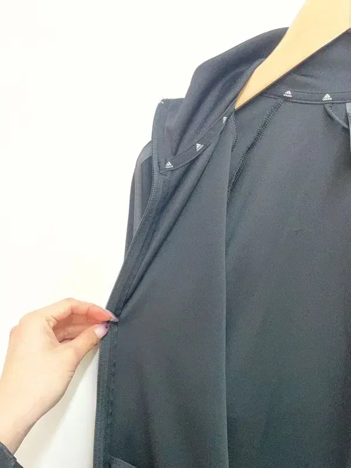 2xl 아디다스 삼선 집업 져지 블랙 상품이미지7