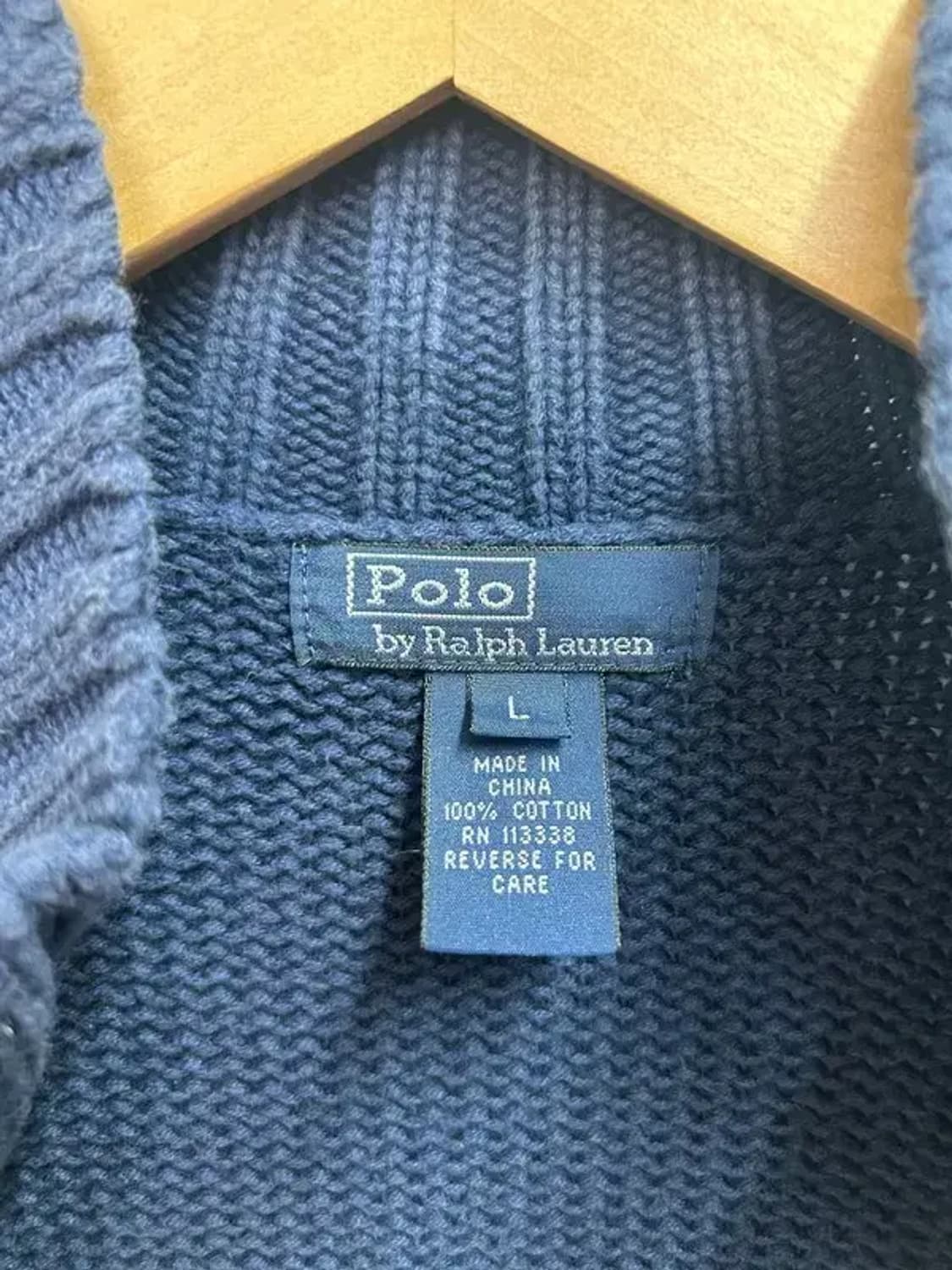 라지 폴로 랄프로렌 여자 니트 집업 상품이미지5