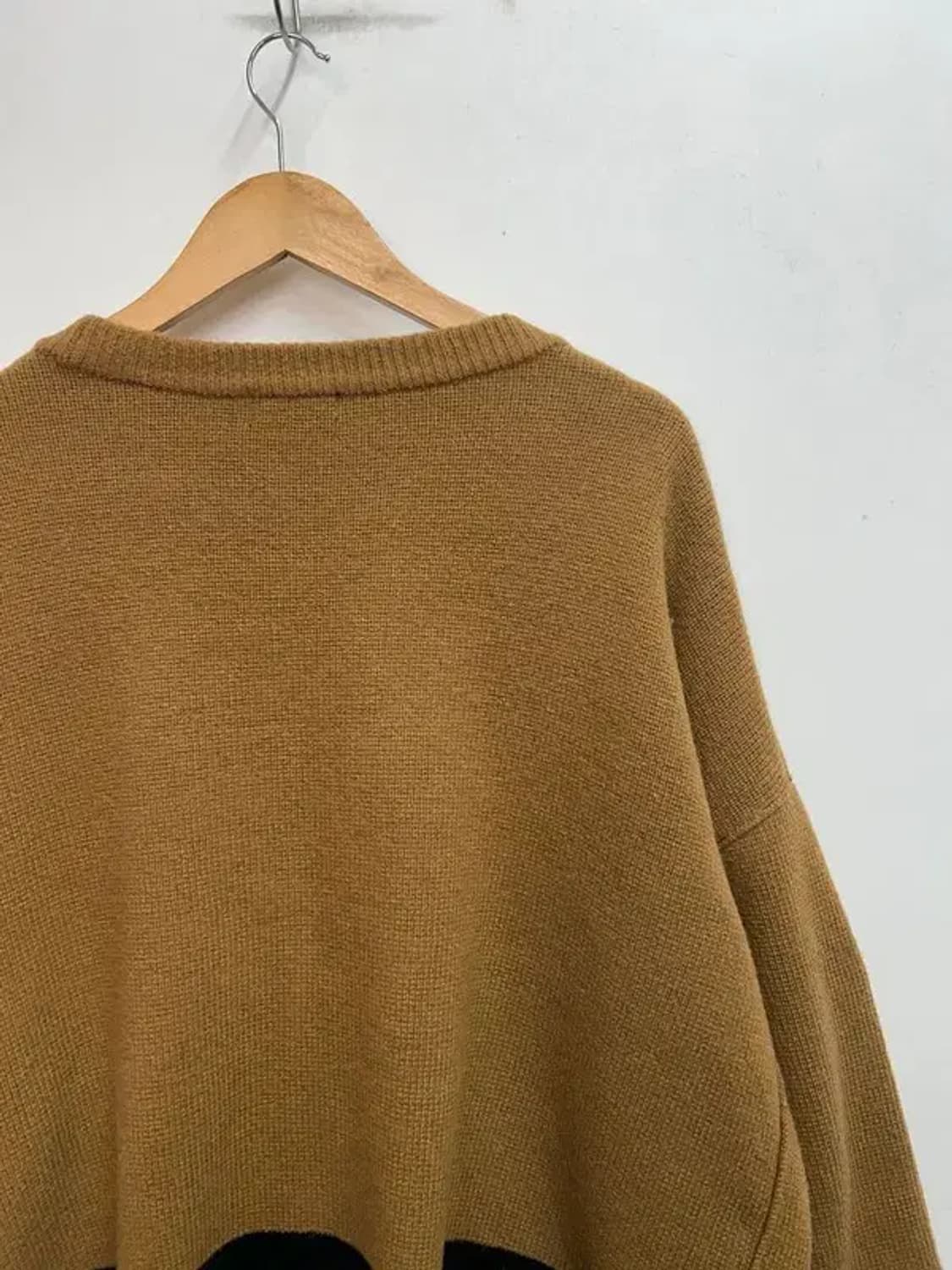 미디움 인사일런스 오버사이징 울 가디건 브라운 상품이미지10