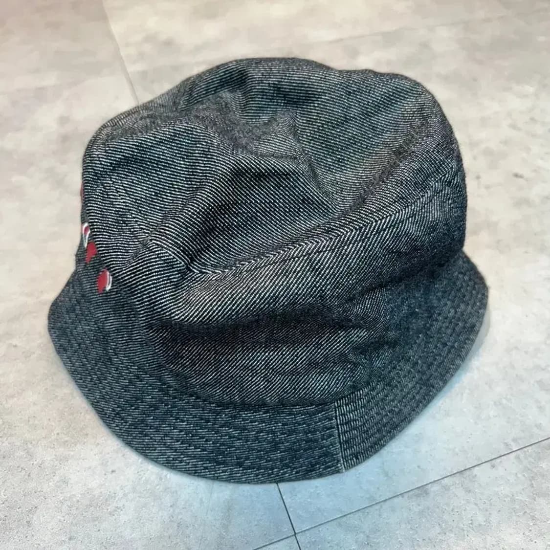 FUBU빈티지 Y2K 후부 흑청 데님 버킷햇 상품이미지3