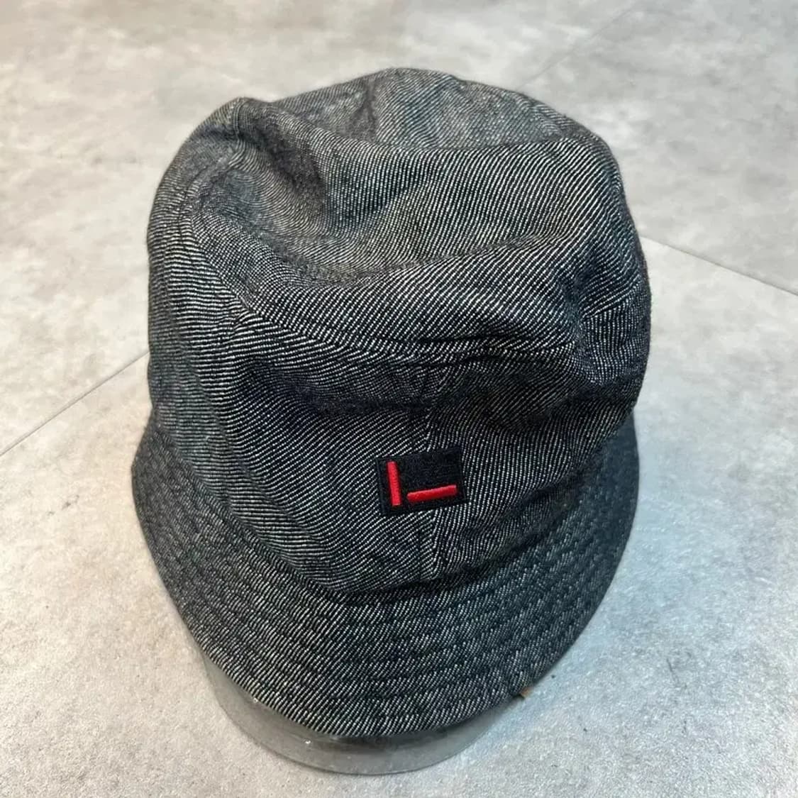 FUBU빈티지 Y2K 후부 흑청 데님 버킷햇 상품이미지5