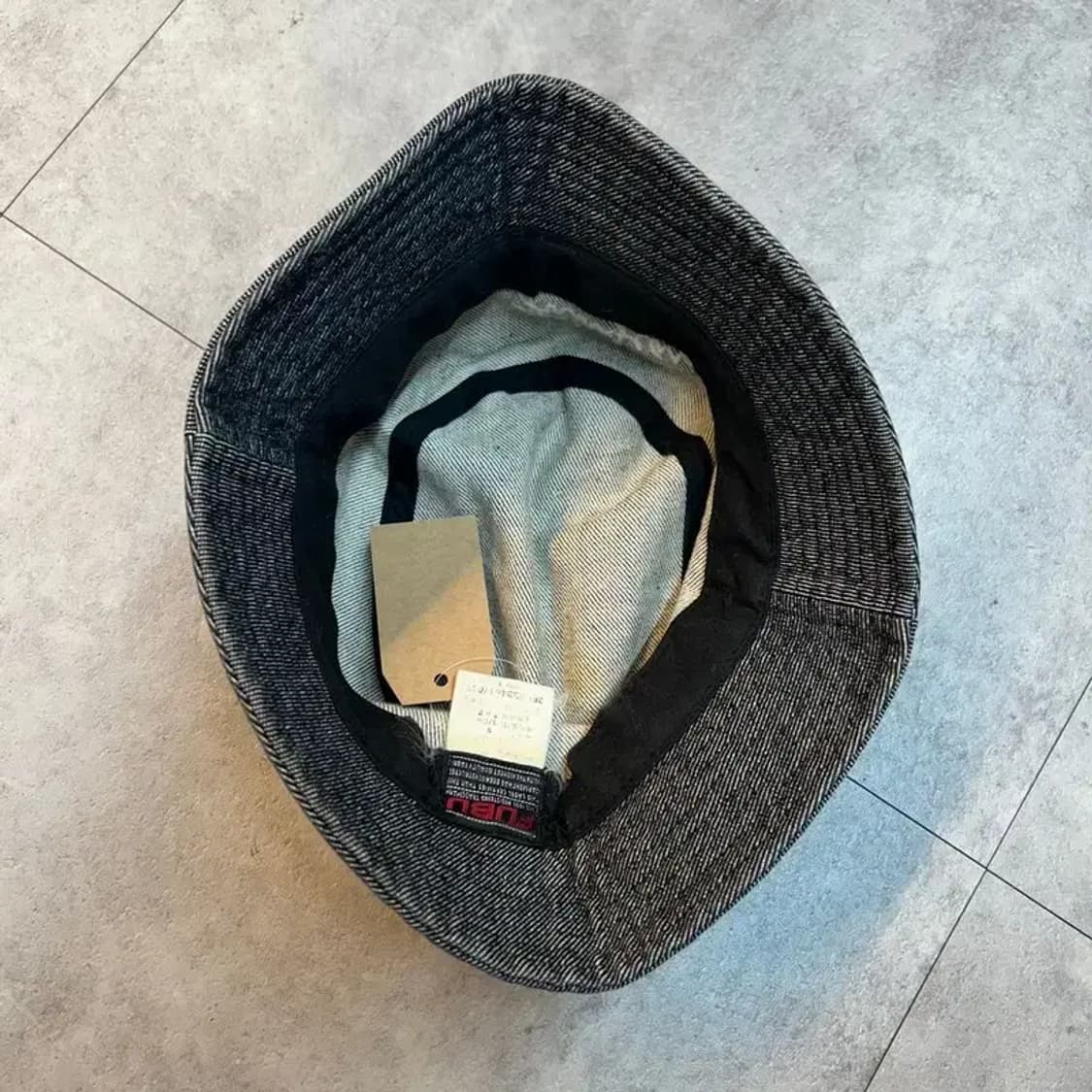 FUBU빈티지 Y2K 후부 흑청 데님 버킷햇 상품이미지6