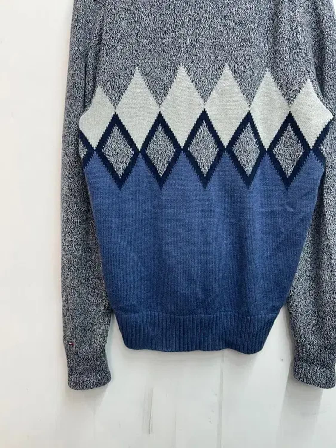 미디움 새상품 타미힐피거 패턴 집업 가디건 상품이미지10