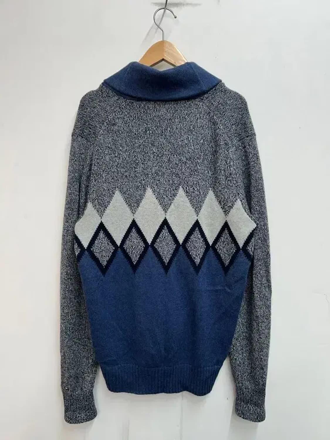 미디움 새상품 타미힐피거 패턴 집업 가디건 상품이미지9