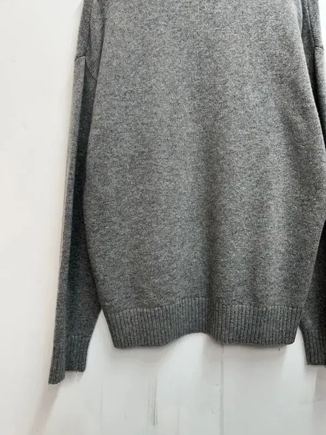 라지 lee 빅 트위치 로고 니트 그레이 상품이미지6