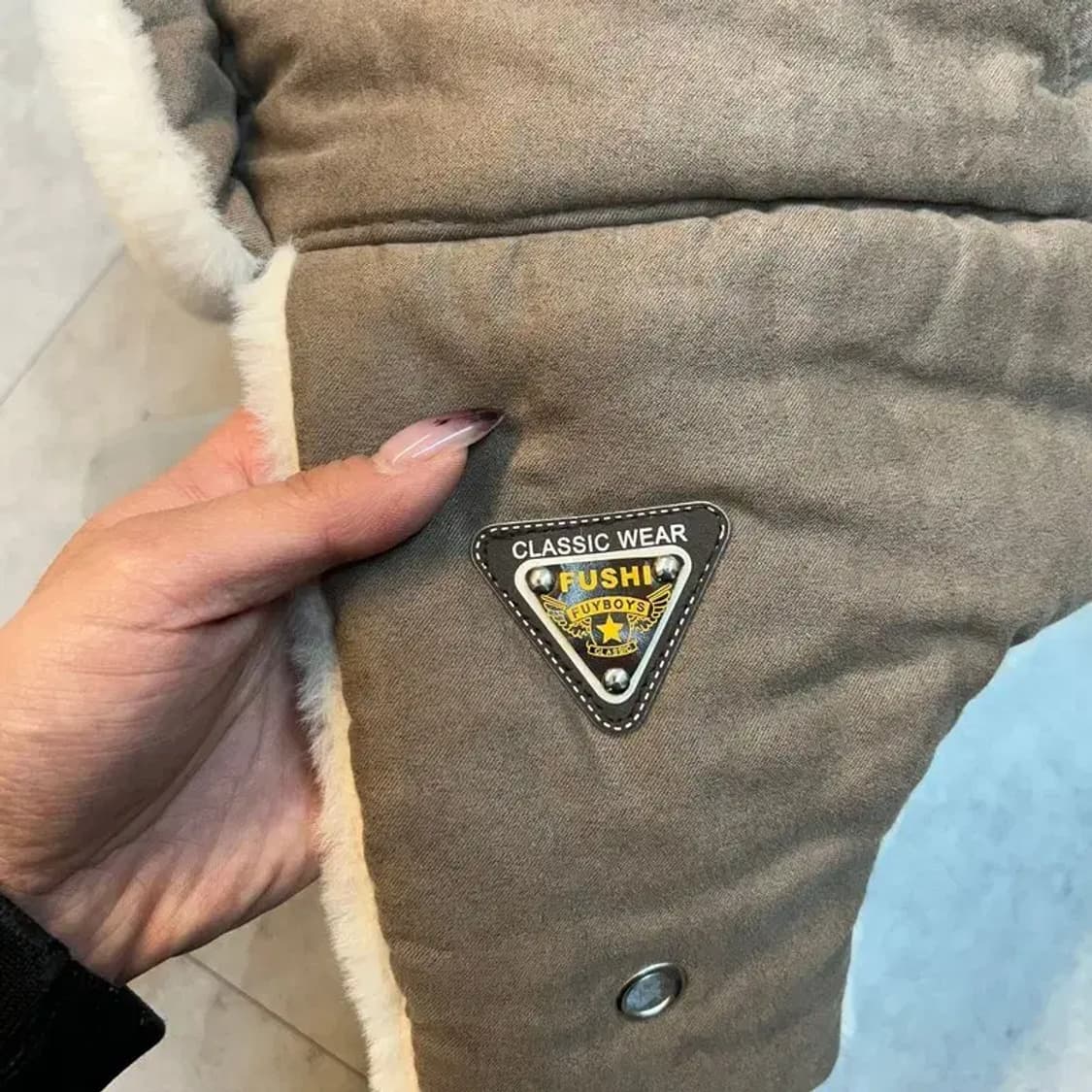 트루퍼햇 군밤모자 털모자 방한 귀도리 스웨이드 상품이미지6