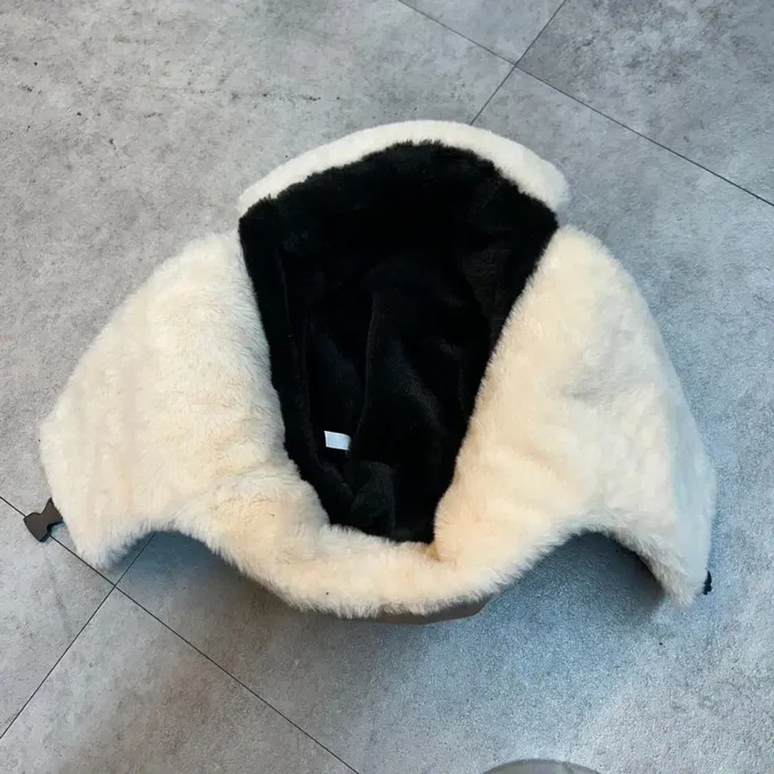 트루퍼햇 군밤모자 털모자 방한 귀도리 스웨이드 상품이미지7