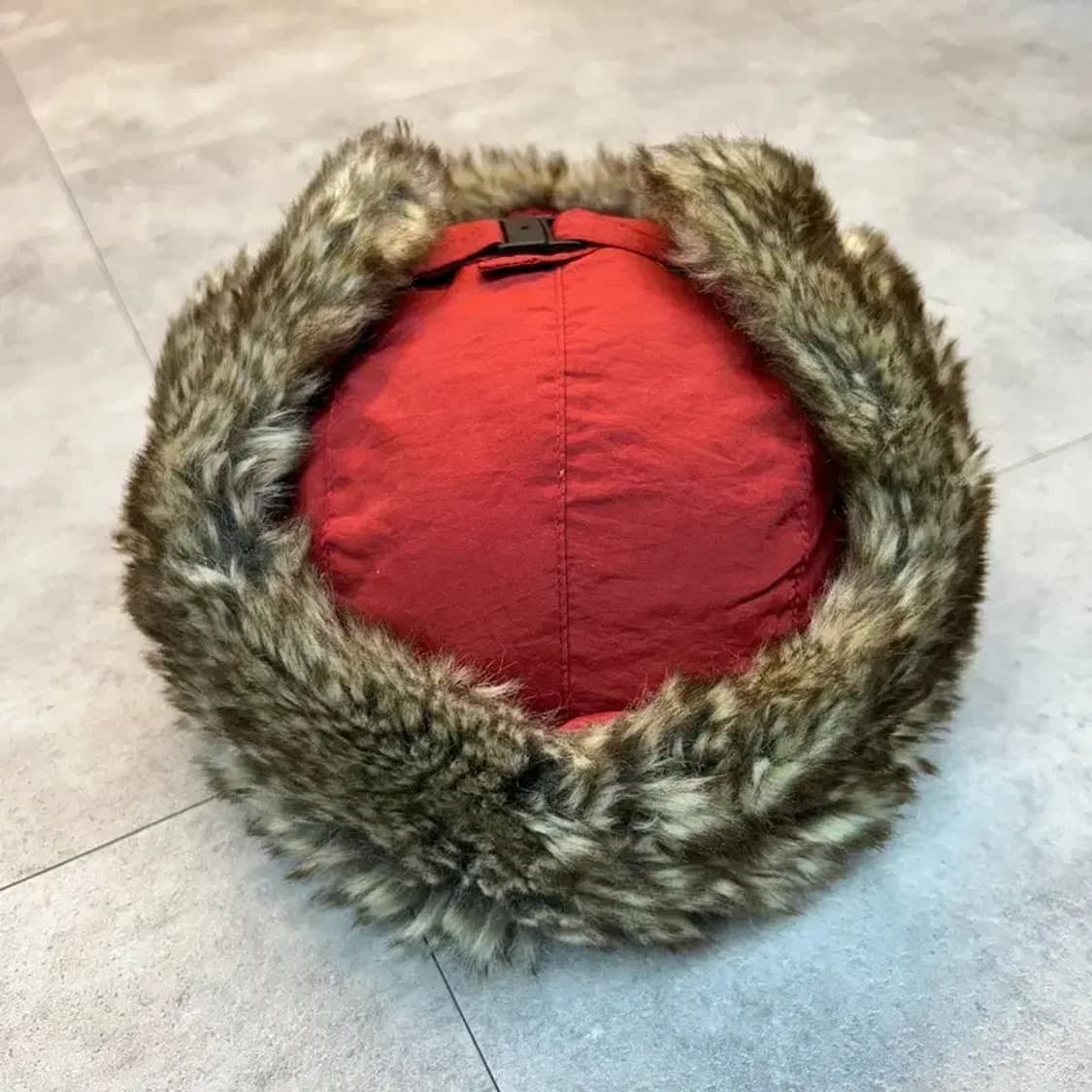 필라 아웃도어 트루퍼햇 군밤모자 털모자 방한 귀도리 스웨이드 상품이미지4