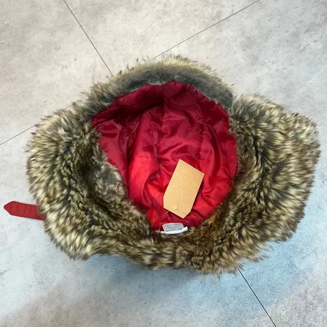 필라 아웃도어 트루퍼햇 군밤모자 털모자 방한 귀도리 스웨이드 상품이미지7