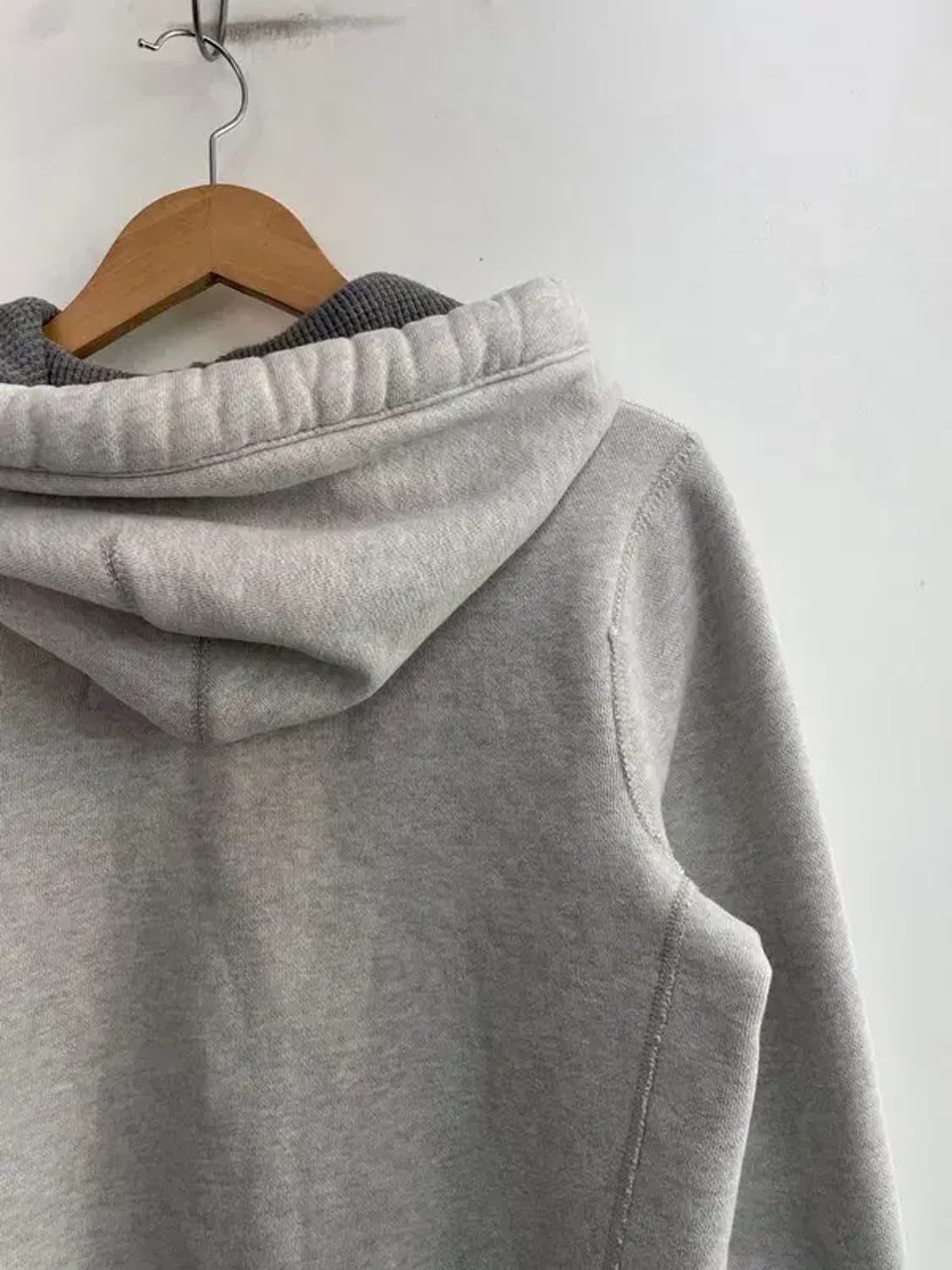 스몰 아베크롬비 앤 피치 빅로고 그레이 후드 집업 상품이미지10