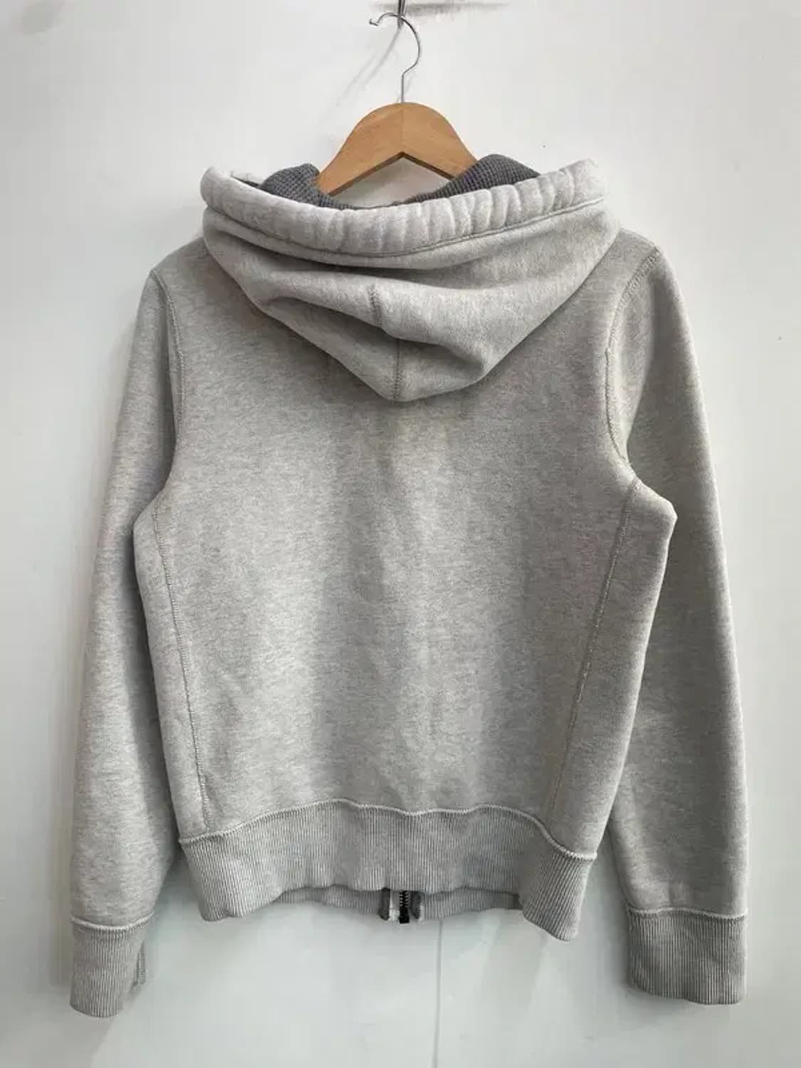 스몰 아베크롬비 앤 피치 빅로고 그레이 후드 집업 상품이미지8