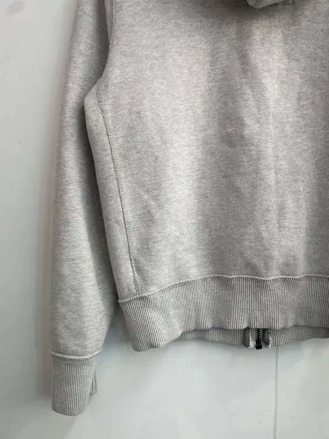 스몰 아베크롬비 앤 피치 빅로고 그레이 후드 집업 상품이미지9