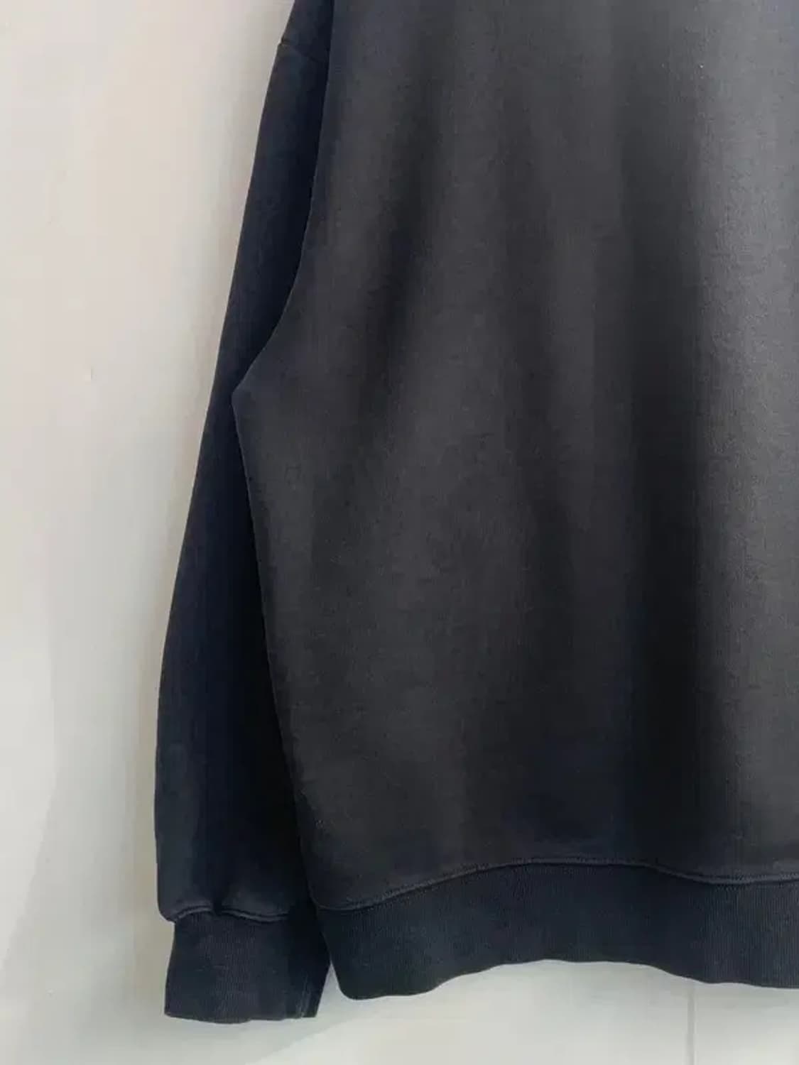 XL 코드그라피 24H 트랙 브이넥 맨투맨 블랙 상품이미지9