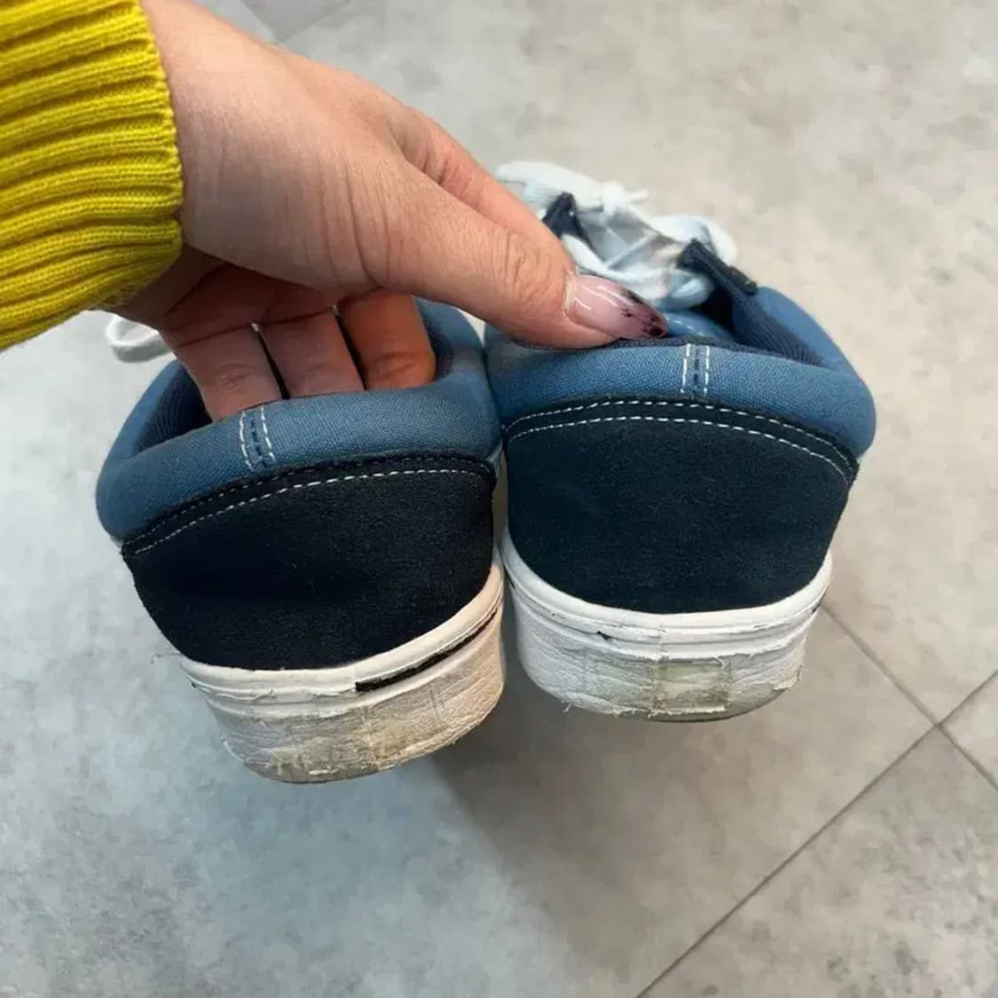 255 반스 컴피쿠시 올드스쿨 스니커즈 네이비 상품이미지8