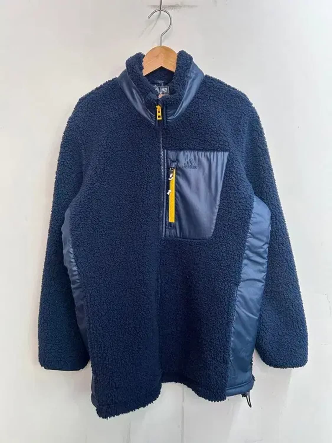 2XL 아디다스 골프 네이비 쉐르파 플리스 후리스 자켓 상품이미지2