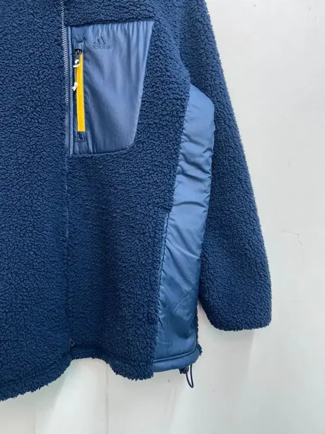 2XL 아디다스 골프 네이비 쉐르파 플리스 후리스 자켓 상품이미지3