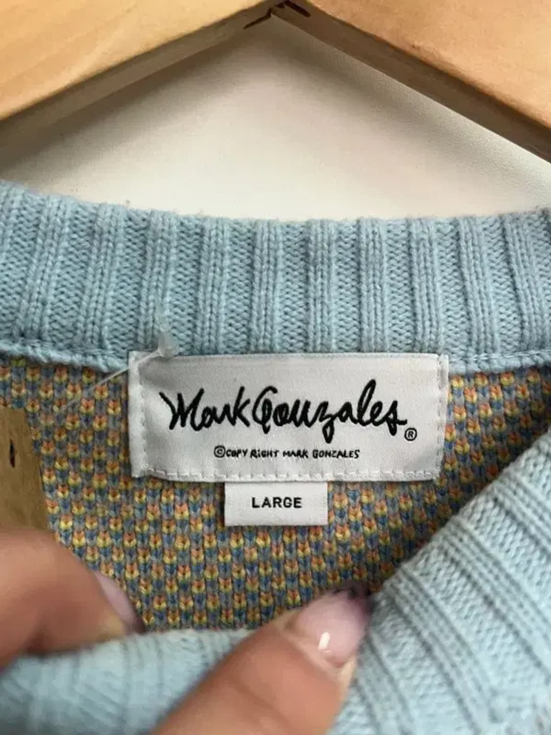 라지 마크곤잘레스 멀티 컬러 니트 스웨터 상품이미지5