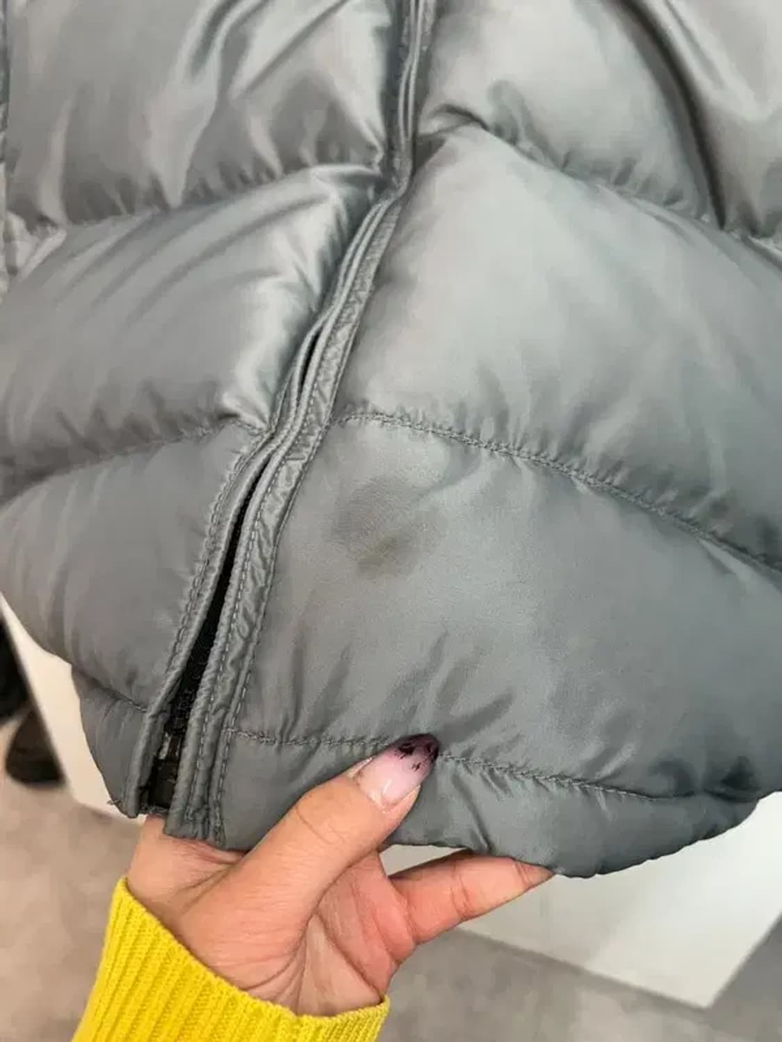 110 폴로 스포츠 90s 스펠아웃 메탈릭 실버 덕 다운 푸퍼 패딩 점퍼 상품이미지7