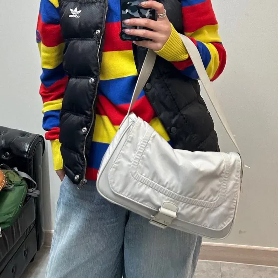 프리 마뗑킴 버클 백 라이트 그레이 상품이미지1