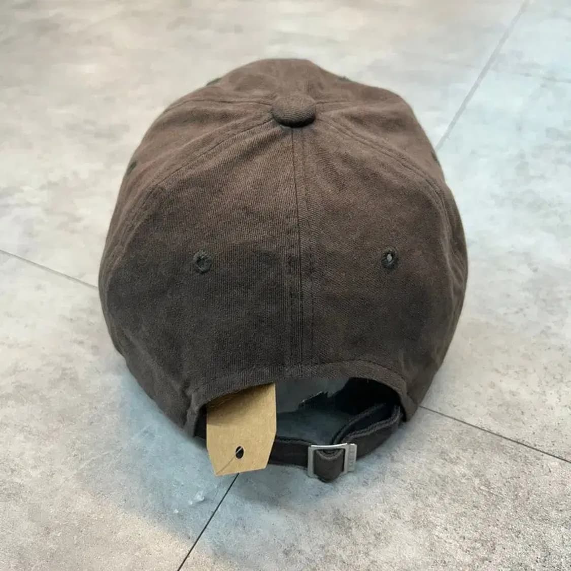 라지 세터 빈티지 캐주얼 볼캡 브라운 상품이미지4
