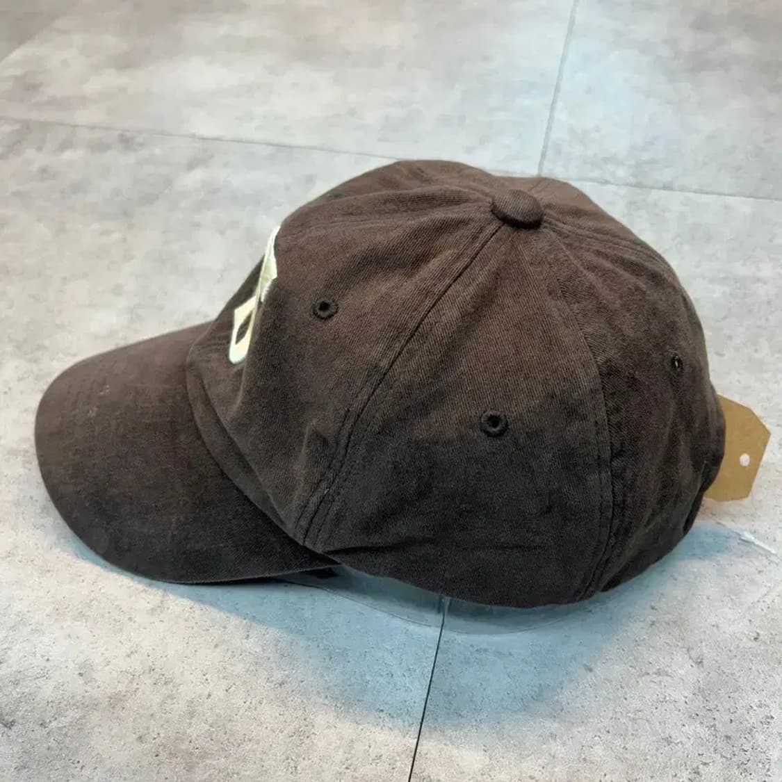 라지 세터 빈티지 캐주얼 볼캡 브라운 상품이미지5