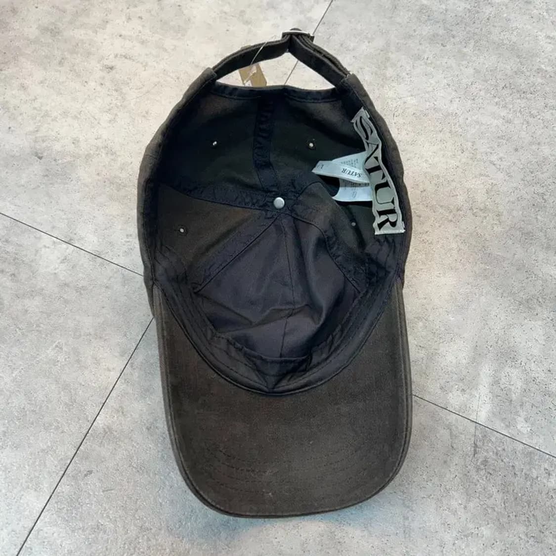 라지 세터 빈티지 캐주얼 볼캡 브라운 상품이미지7