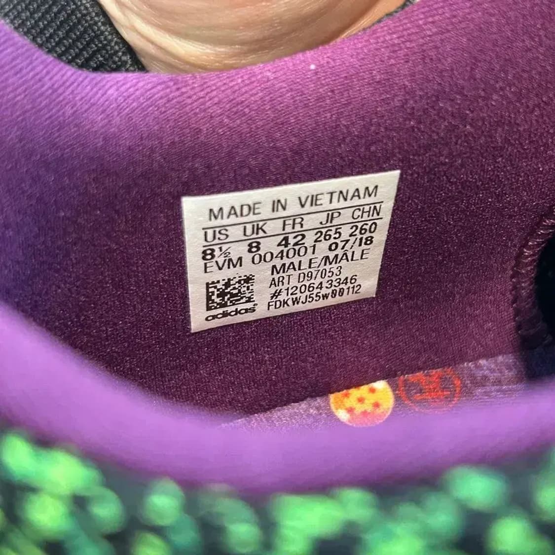 265 아디다스 x 드래곤볼 콜라보 스니커즈 새상품 상품이미지6