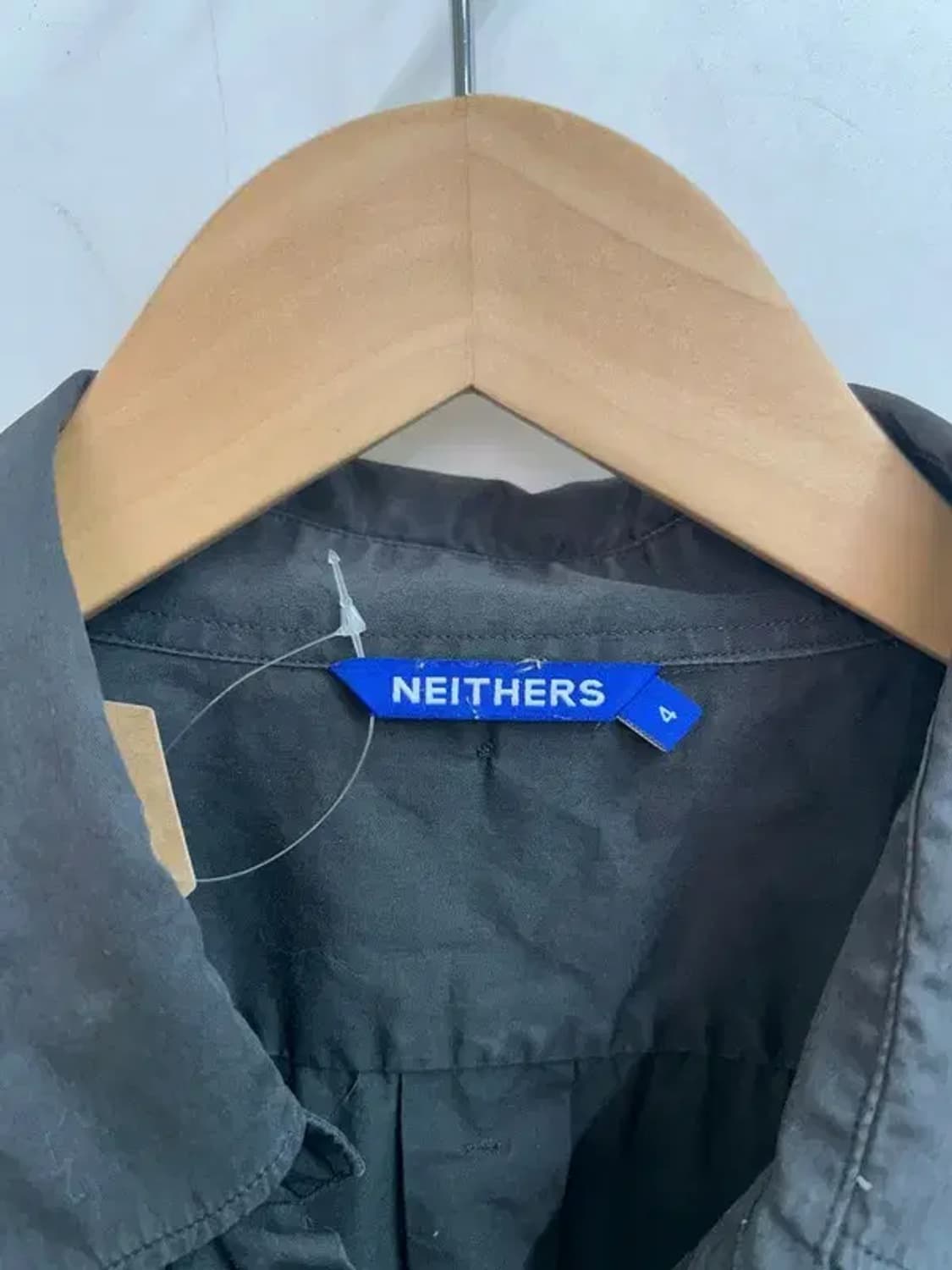 4 네이더스 NEITHERS컴포트 셔츠 솔리드 차콜 그레이 상품이미지5