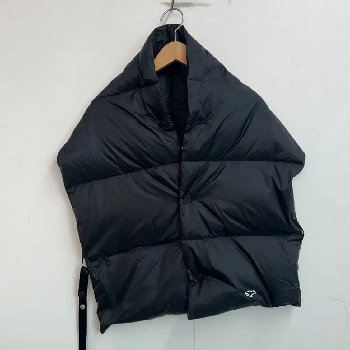 0 네이더스 패딩 머플러 구스다운 블랙 상품이미지2