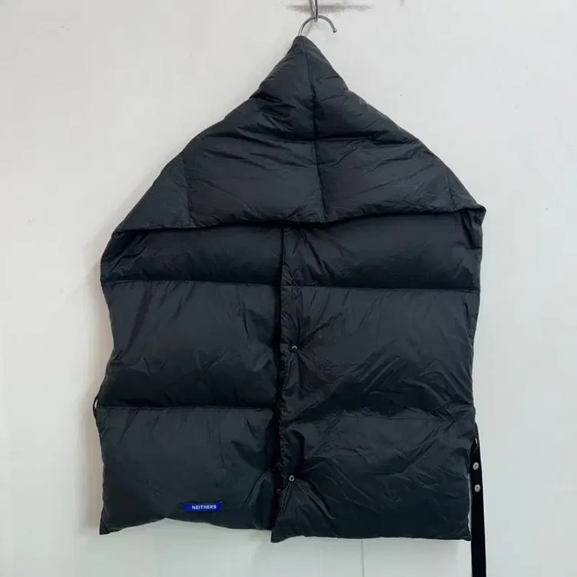 0 네이더스 패딩 머플러 구스다운 블랙 상품이미지7