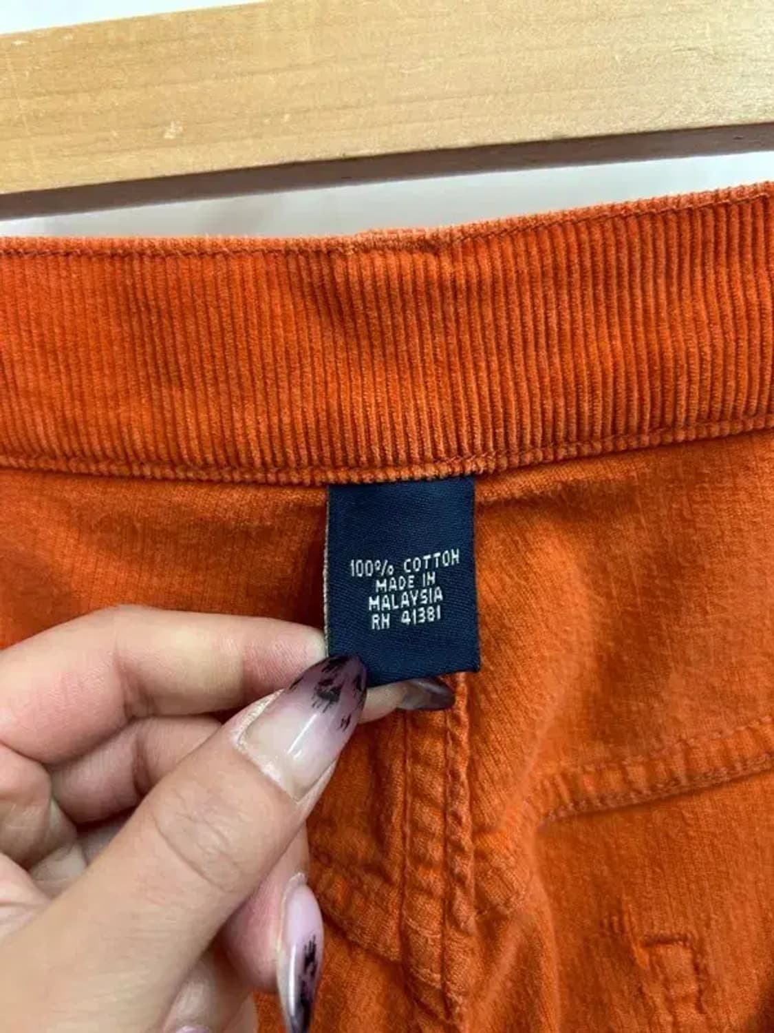 34 폴로 랄프로렌 오렌지 코듀로이 팬츠 상품이미지5