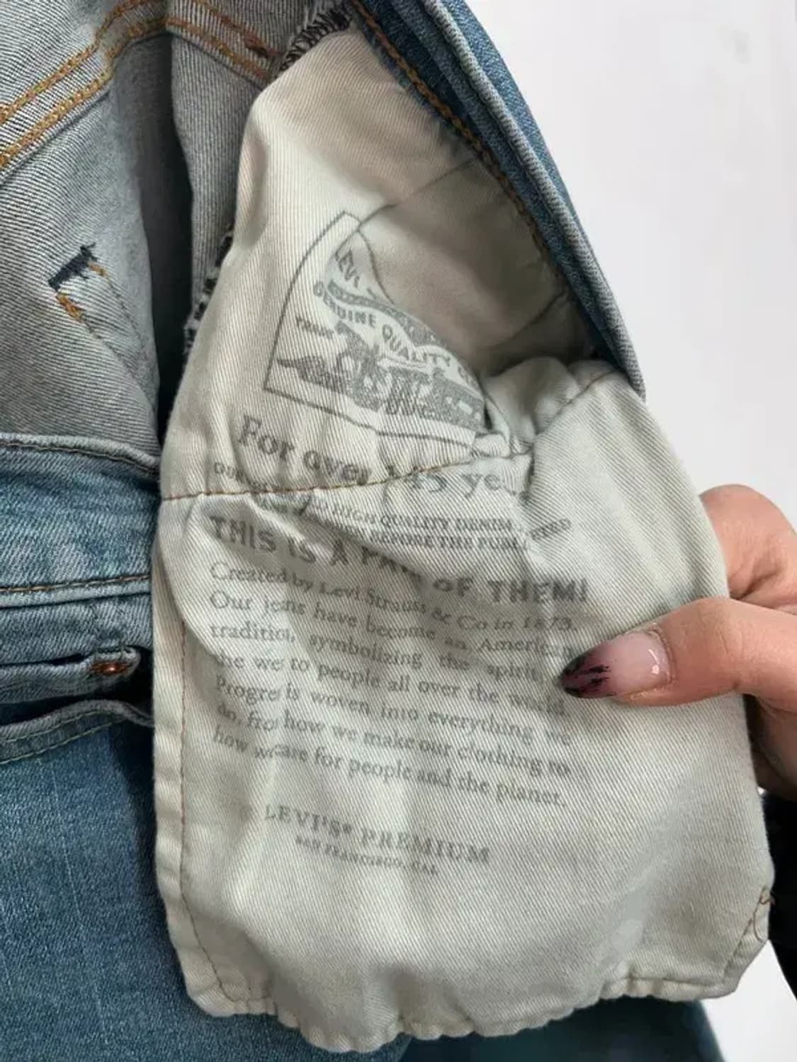 미사용 리바이스 510 청바지 데님 상품이미지6