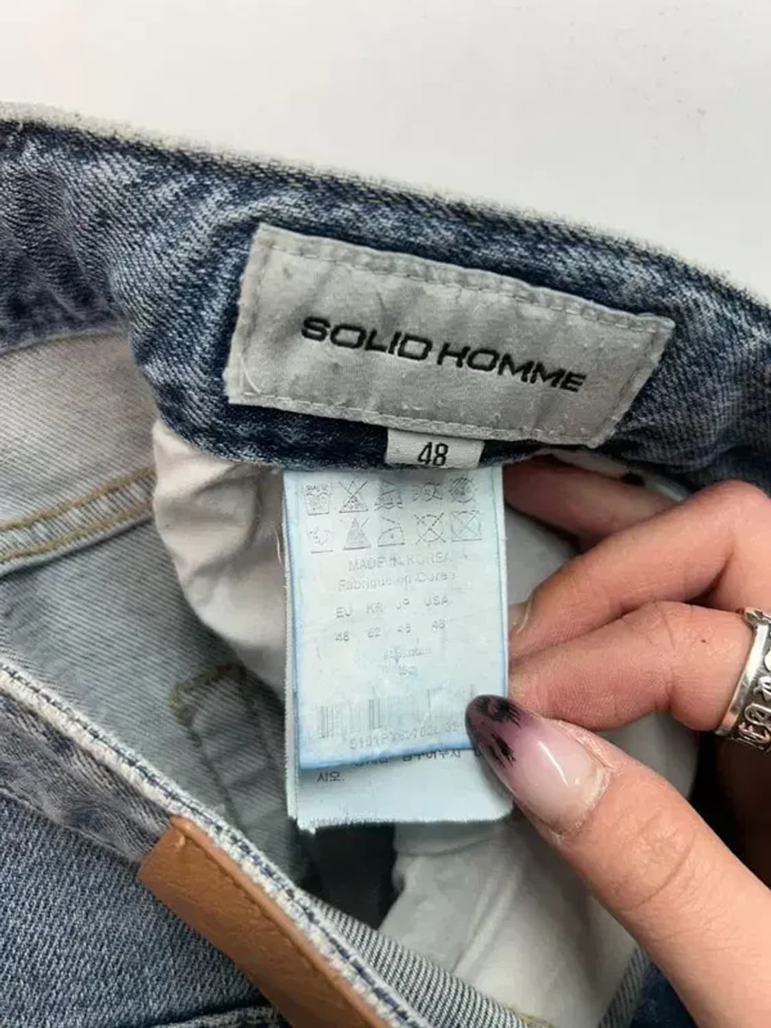 48 솔리드옴므 청바지 디트로이트 데님 팬츠 남성 상품이미지6