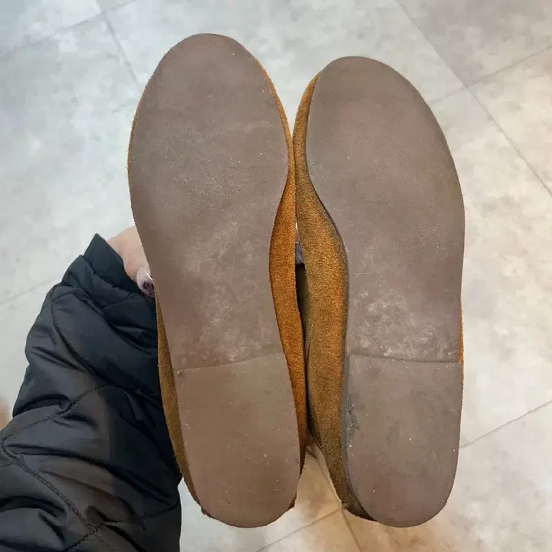 250 미네통카 모카신 롱부츠 여성 스웨이드 브라운 상품이미지9