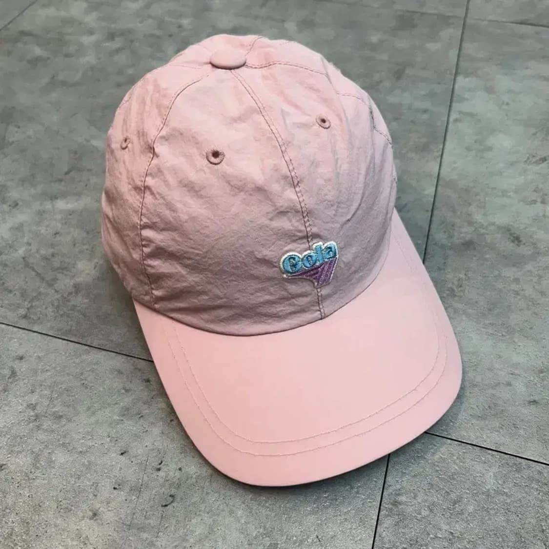 프리 골라 나일론 스포츠 볼캡 핑크 상품이미지2