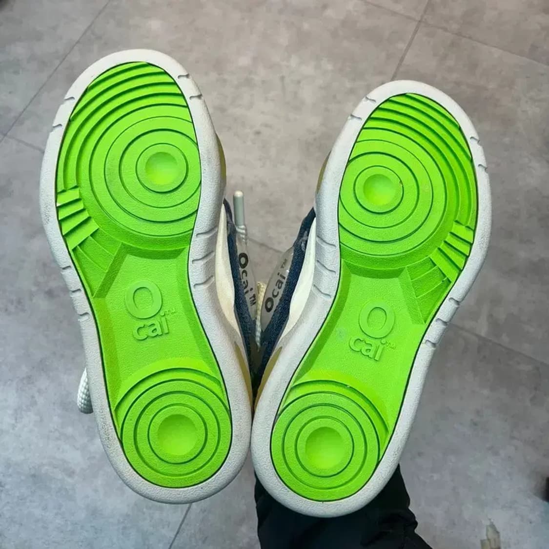 새상품 235 OCAI X 앤 앤델만 데님 스니커즈 블루 상품이미지10