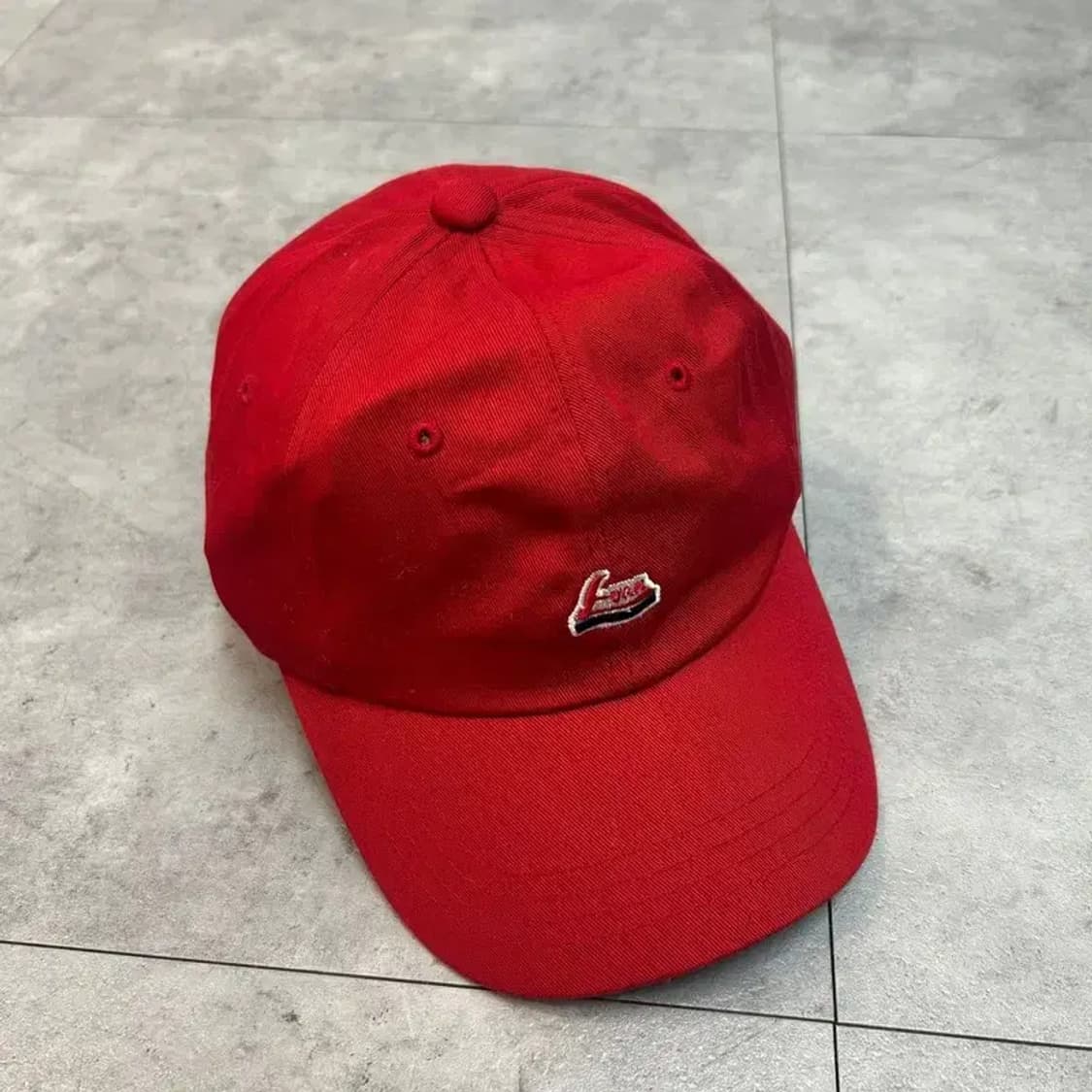프리 에반라포레 로고 볼캡 모자 레드 상품이미지2