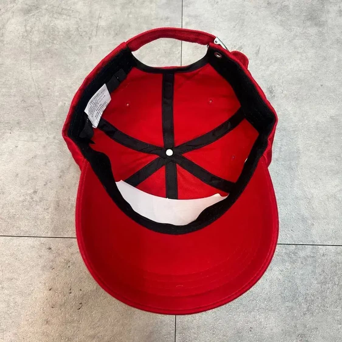 프리 에반라포레 로고 볼캡 모자 레드 상품이미지6