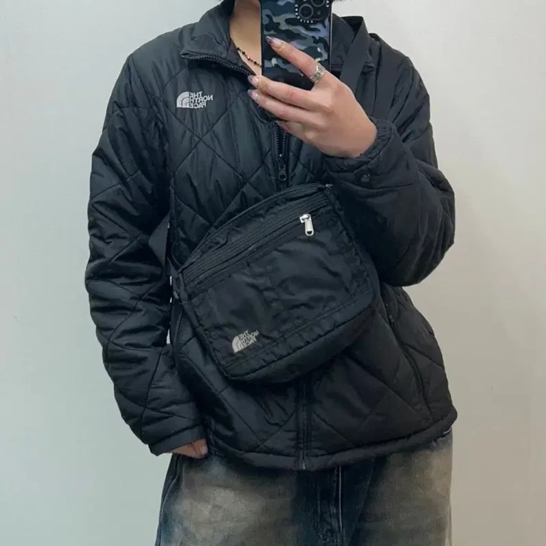 노스페이스 2.7L 트래블 크로스 백 블랙 상품이미지1