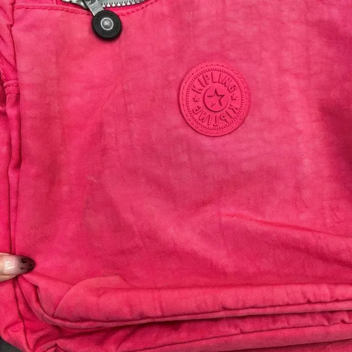 OS 키플링 키치 백팩 노트북 가방 캔버스백 핑크 상품이미지3