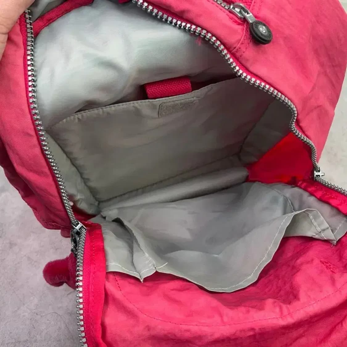 OS 키플링 키치 백팩 노트북 가방 캔버스백 핑크 상품이미지4