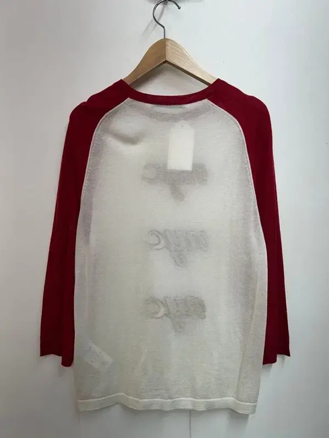 미디움 노앙 시스루 나그랑 롱 슬리브 레드 상품이미지7