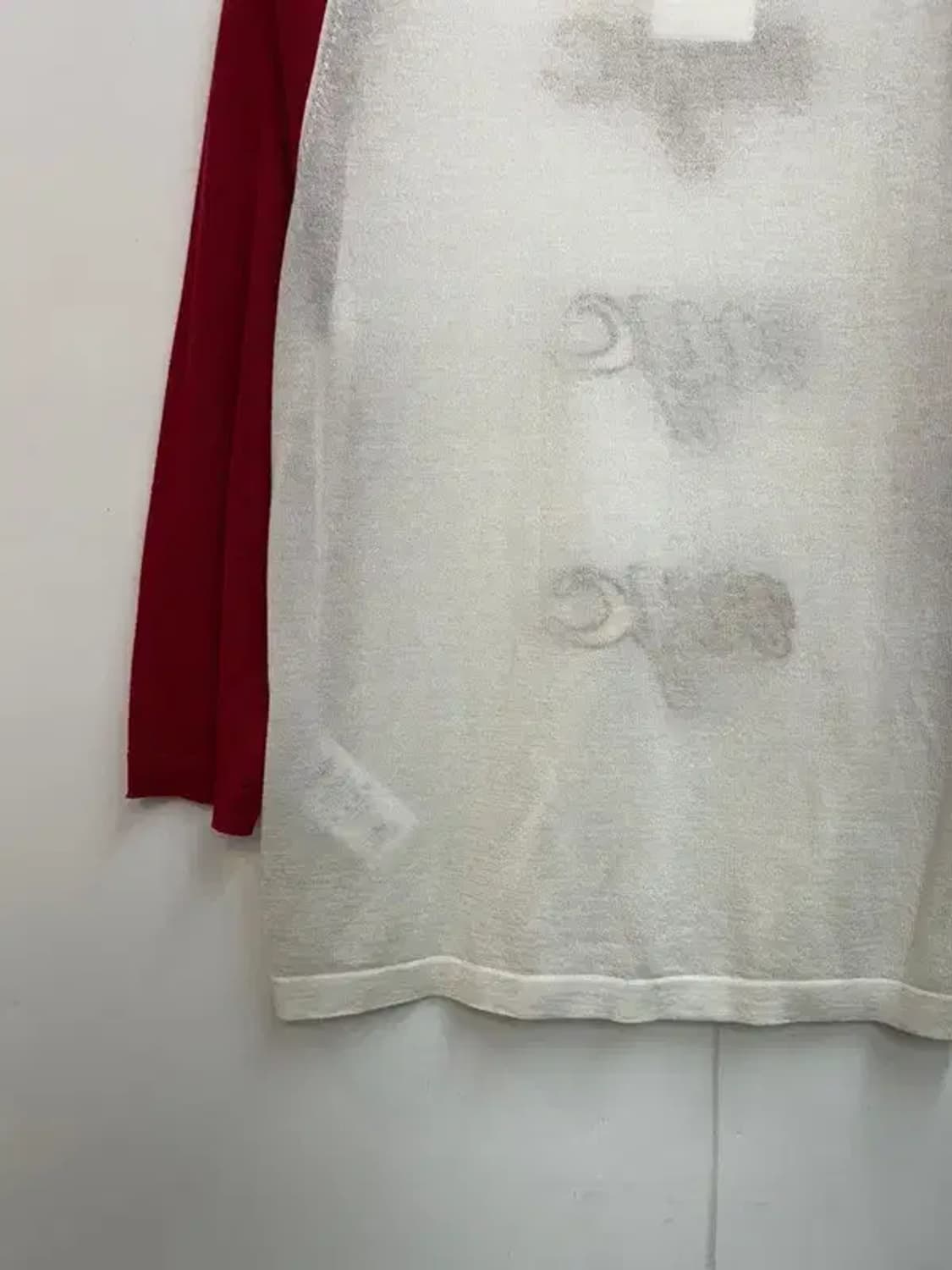 미디움 노앙 시스루 나그랑 롱 슬리브 레드 상품이미지8